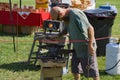 Blacksmith at the 2018 Highland Games, Salem, VA